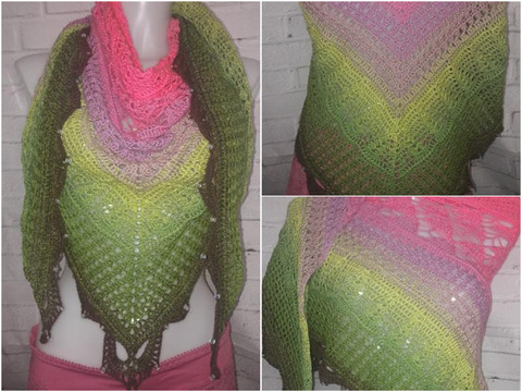 Häkelanleitung - Tuch "Ophira"