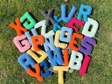 komplettes Alphabet als Häkelanleitung