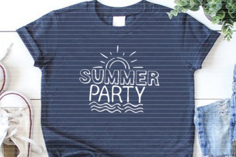 Summerparty Plotterdatei SVG DXF