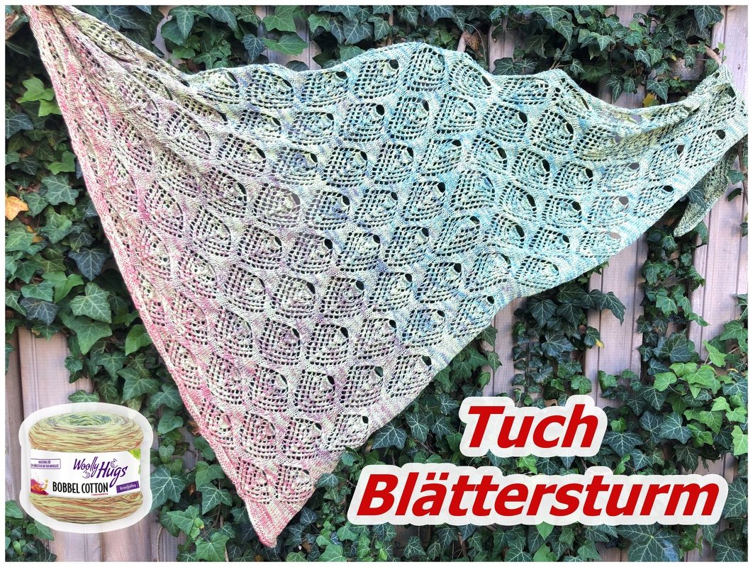 Tuch Blättersturm stricken