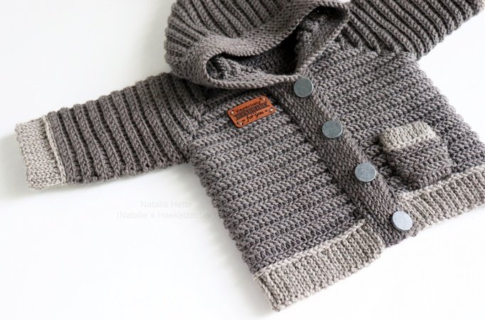 Jacket for babies/children "Artur",  Raglan sleeve, Sizes: 56-128