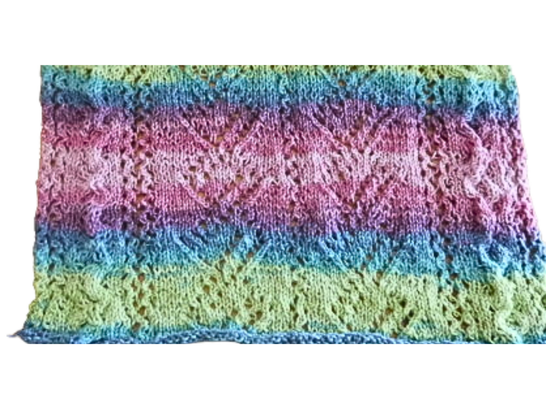 Strickanleitung Mustertuch Erimaki