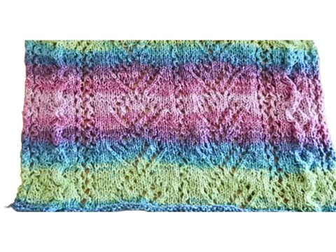 Strickanleitung Mustertuch Erimaki