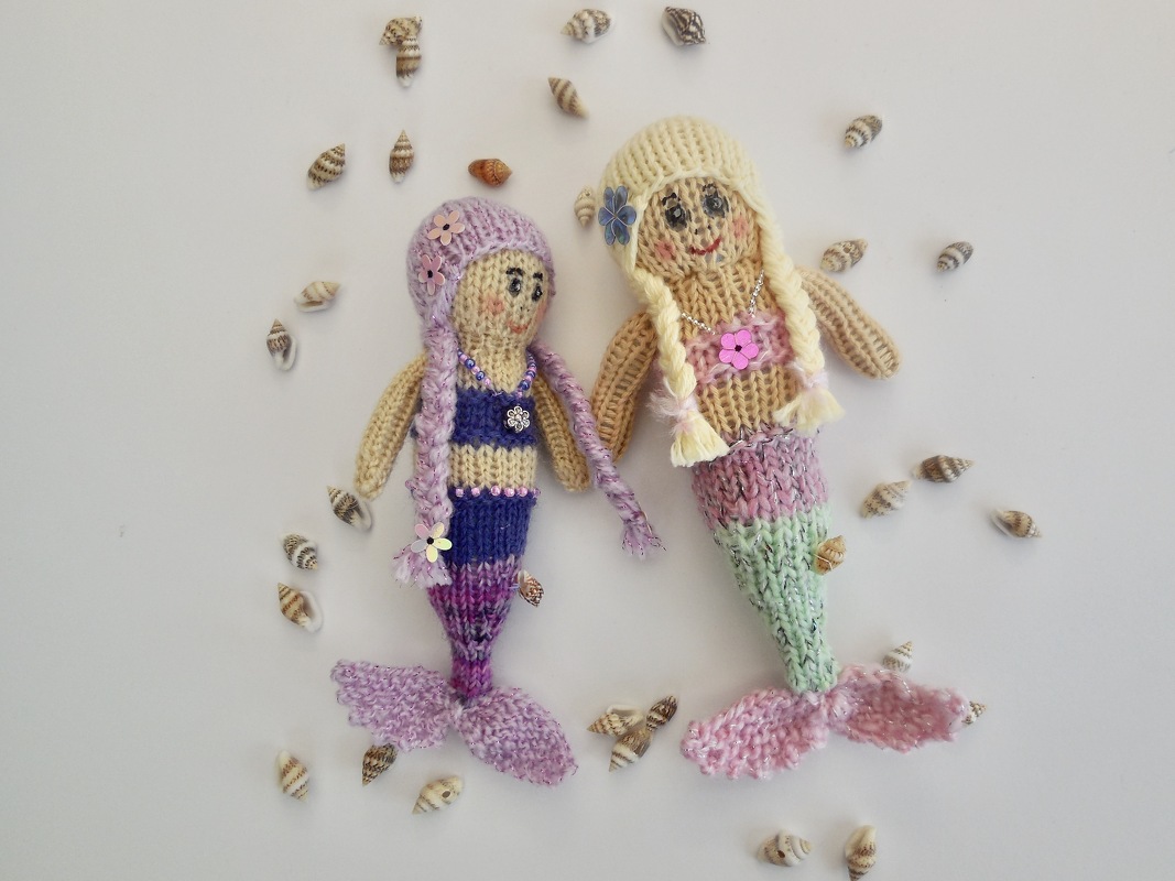 Merle - die kleine Meerjungfrau - Strickanleitung