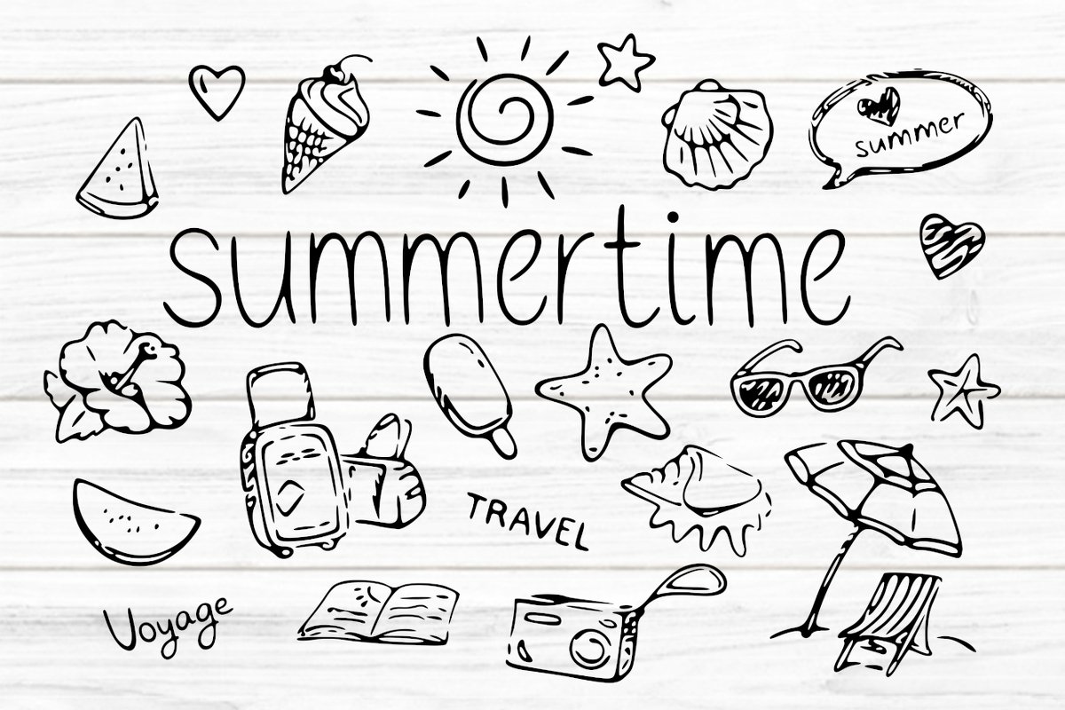Summertime Plotterdatei SVG DXF FCM