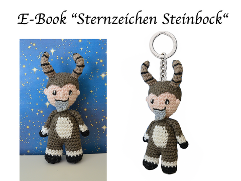 Häkelanleitung: Sternzeichen Steinbock (14 cm)
