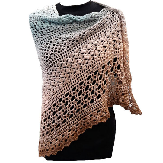 Häkelanleitung Dreieckstuch Saphira