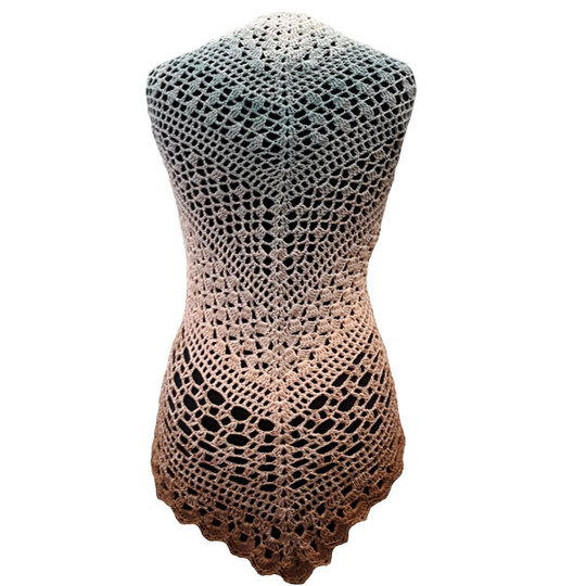 Häkelanleitung Dreieckstuch Saphira