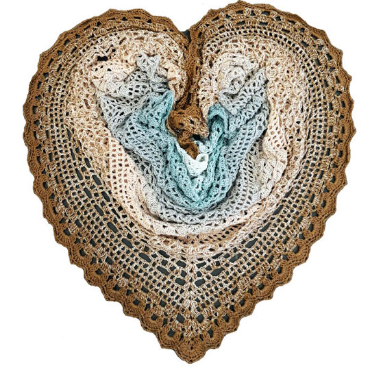 Häkelanleitung Dreieckstuch Saphira