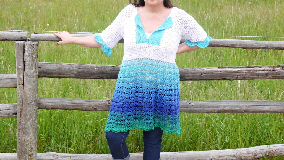 Frühlings CAL Boheme Tunika mit Farbverlaufsgarn