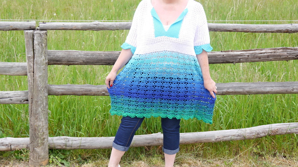 Frühlings CAL Boheme Tunika mit Farbverlaufsgarn