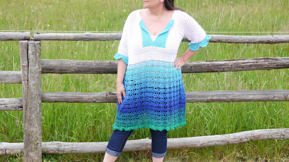 Frühlings CAL Boheme Tunika mit Farbverlaufsgarn