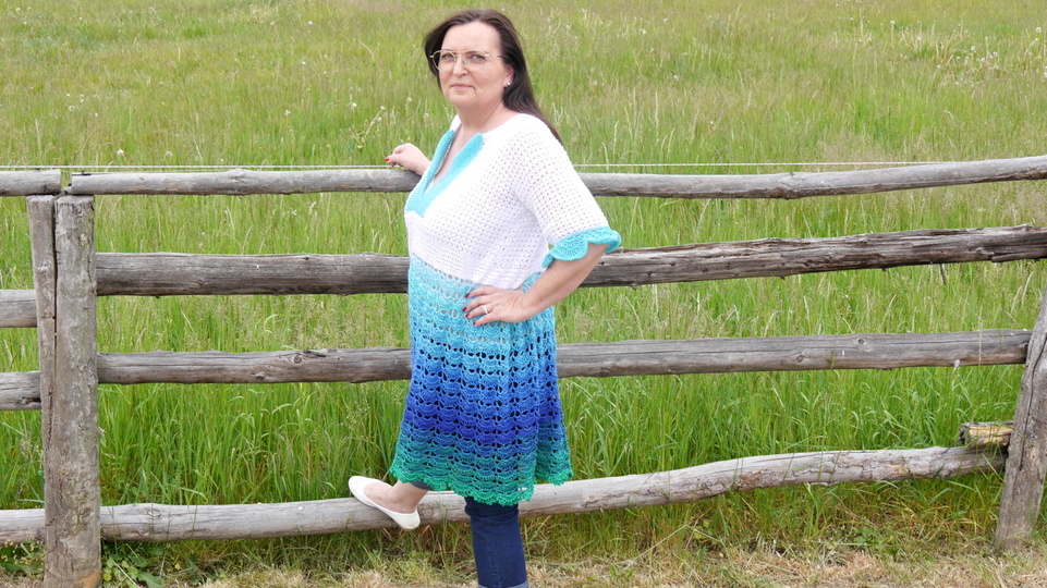 Frühlings CAL Boheme Tunika mit Farbverlaufsgarn