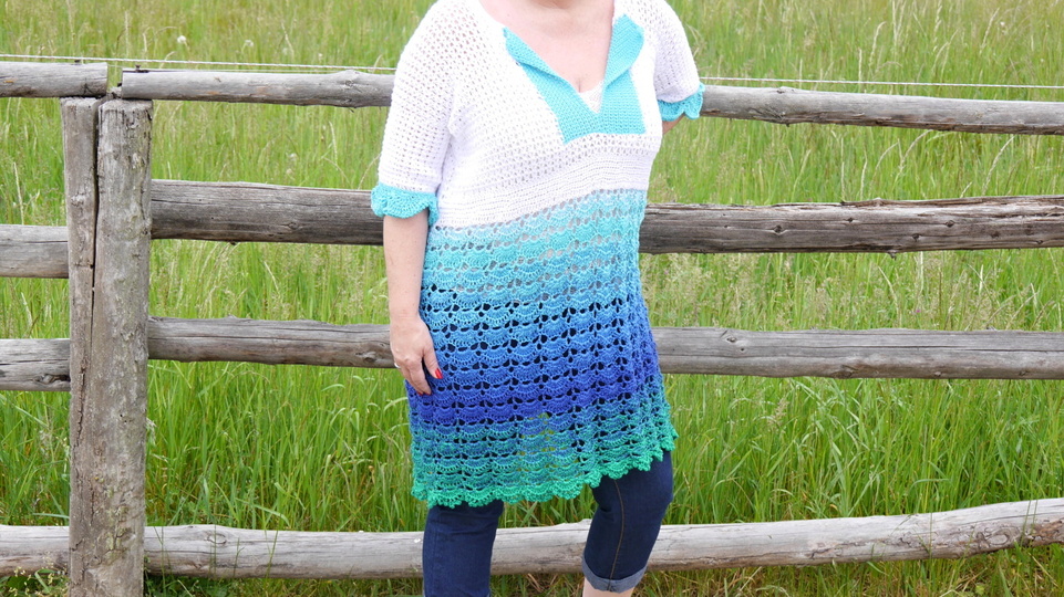 Frühlings CAL Boheme Tunika mit Farbverlaufsgarn