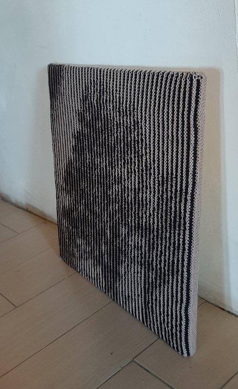 "Baum" Schatten/ Illusionsstrickbild - Bild 2