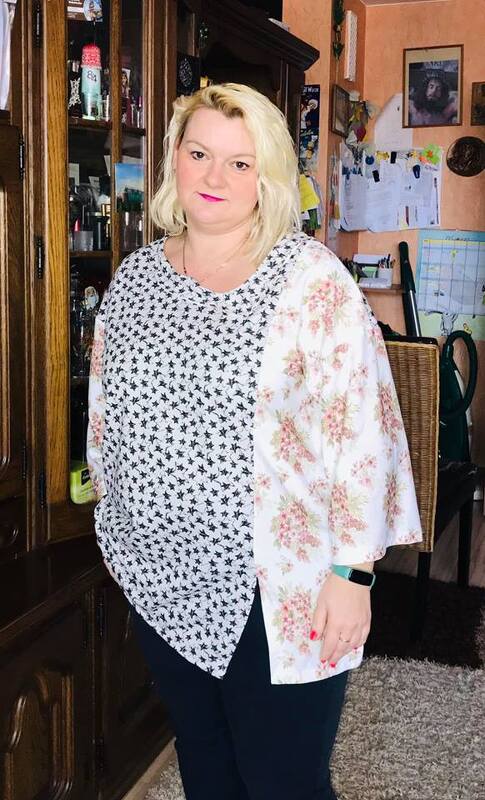 Viola asymmetrisches Shirt von S - XXXL