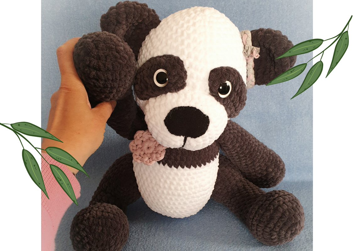 Häkelanleitung Panda Luana/ Bär/ Teddy