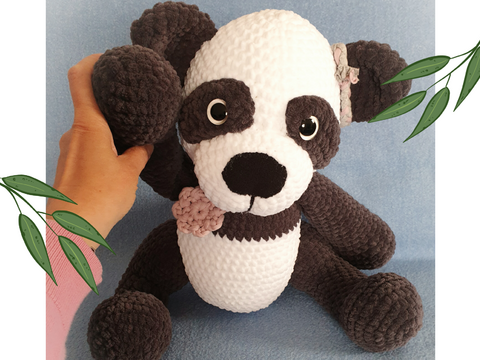 Häkelanleitung Panda Luana/ Bär/ Teddy