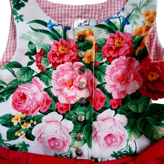 Schnittmuster Kinderdirndl Herzilein Gr. 80-140 + Beamerdatei