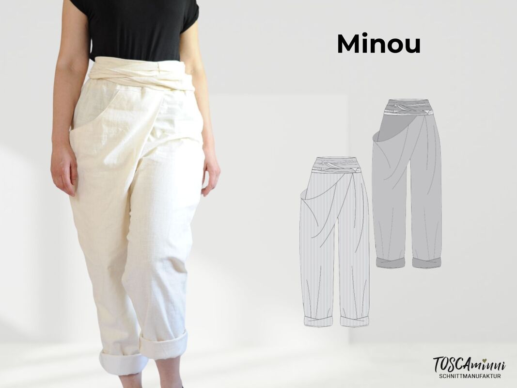 Hose Minou Gr. 34-46 Schnittmuster und Nähanleitung
