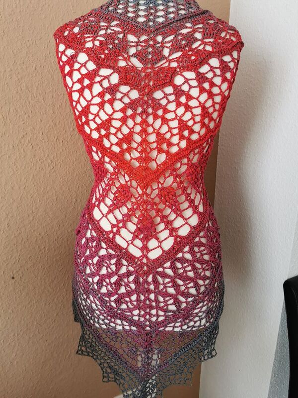 Häkelanleitung - Tuch "Rowena"