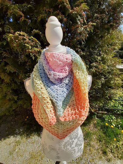 Dreieckstuch "Sometimes" häkeln