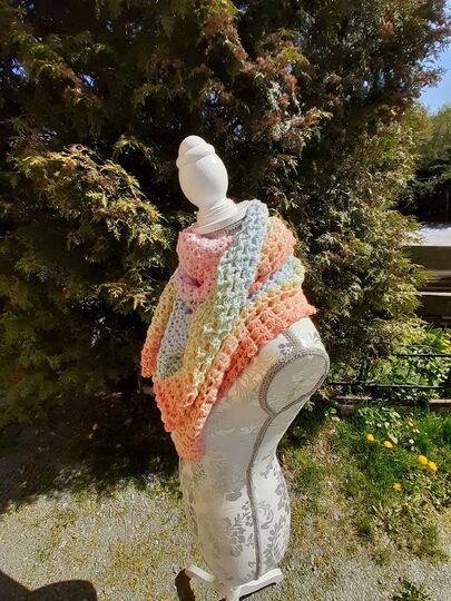 Dreieckstuch "Sometimes" häkeln