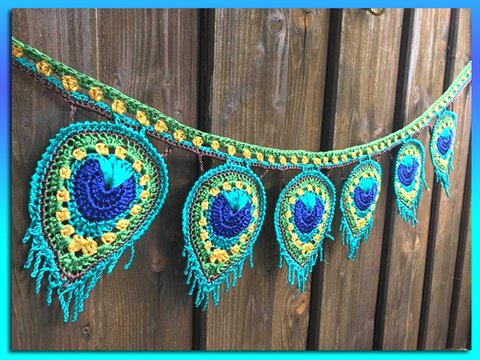 Petra Perle Girlande Pfauenauge