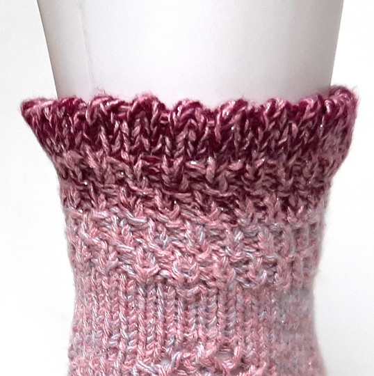 KAL Socken stricken Fixe Ferse, einfach od. mit Muster, Gr.34-45