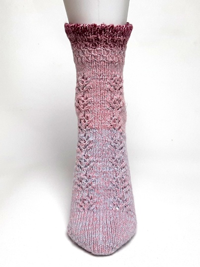 KAL Socken stricken Fixe Ferse, einfach od. mit Muster, Gr.34-45