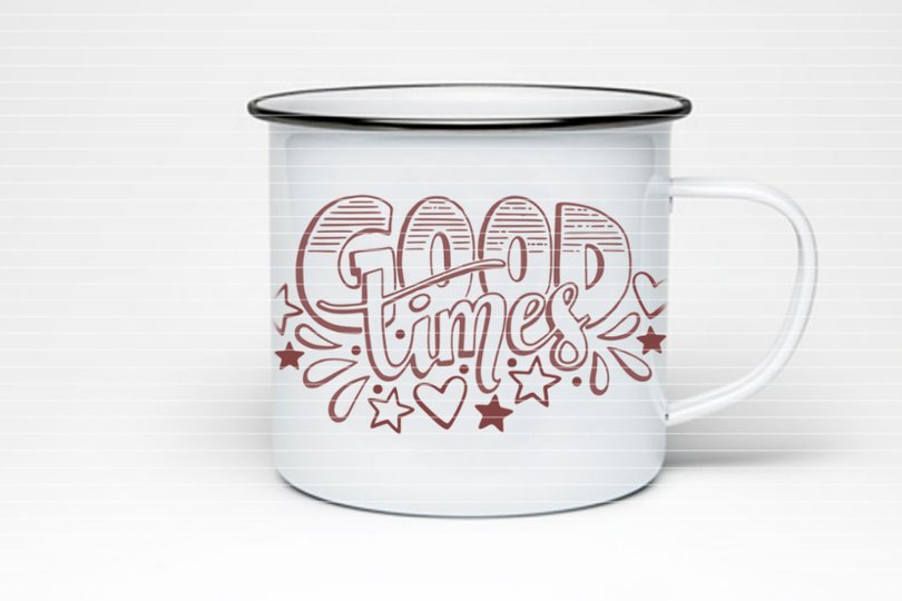 Good Times Plotterdatei SVG DXF