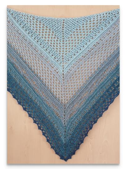 Häkelanleitung Tuch Wolkenlos