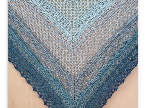 Häkelanleitung Tuch Wolkenlos