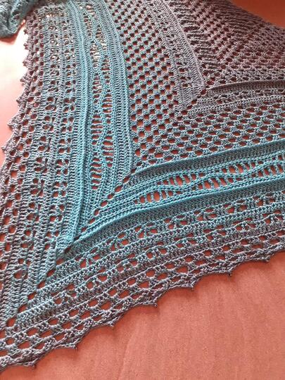 Häkelanleitung Tuch Wolkenlos