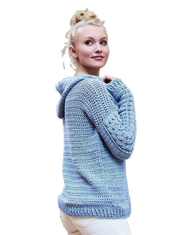 HÄKEL-HOODIE STRIPES - Bild 2