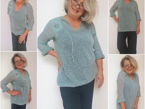 Netzshirt häkeln - Häkelanleitung PDF