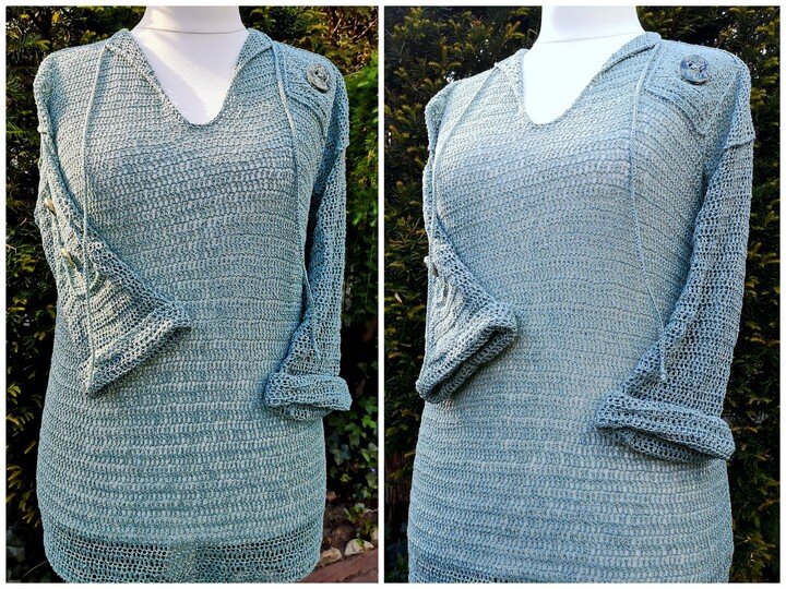 Netzshirt häkeln - Häkelanleitung PDF