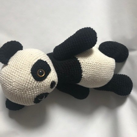 Bärchen Josephine (Panda) Häkelanleitung