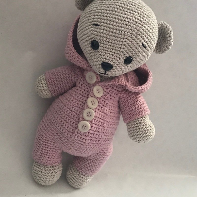 Joséphine the Pyjama-Bear (panda) crochet pattern - Image 4