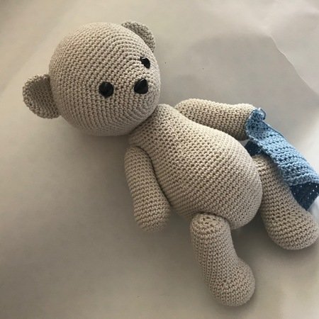 Joséphine the Pyjama-Bear (panda) crochet pattern