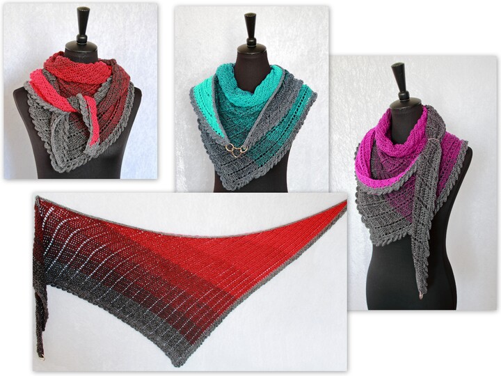 Häkelanleitung Tuch // Dreieckstuch // Halstuch Arien