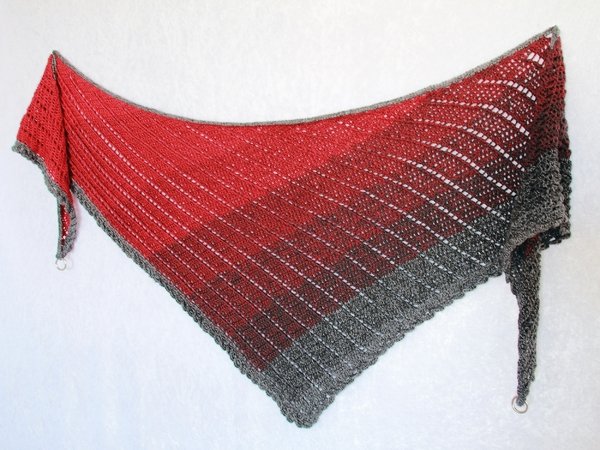 Crochet pattern shawl // triangular shawl // bandana Arien