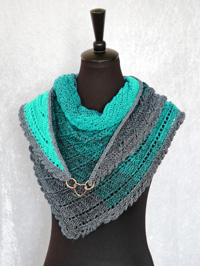 Häkelanleitung Tuch // Dreieckstuch // Halstuch Arien