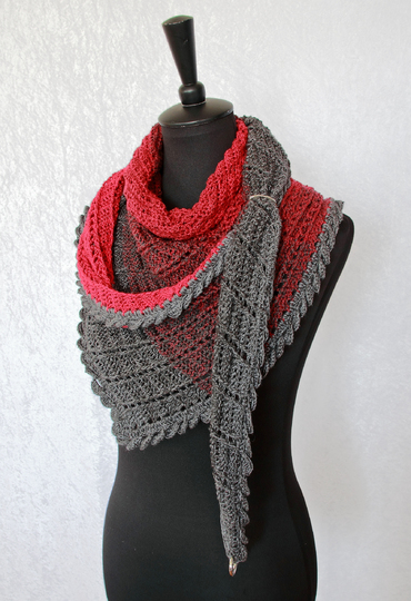 Häkelanleitung Tuch // Dreieckstuch // Halstuch Arien