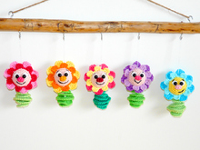 Häkelanleitung Blumenanhänger