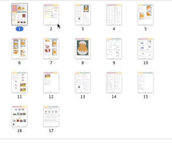 112NLY Haak patroon - Kleinkuiken paasdecoratie, Pannenlap- PDF file by Zabelina CP