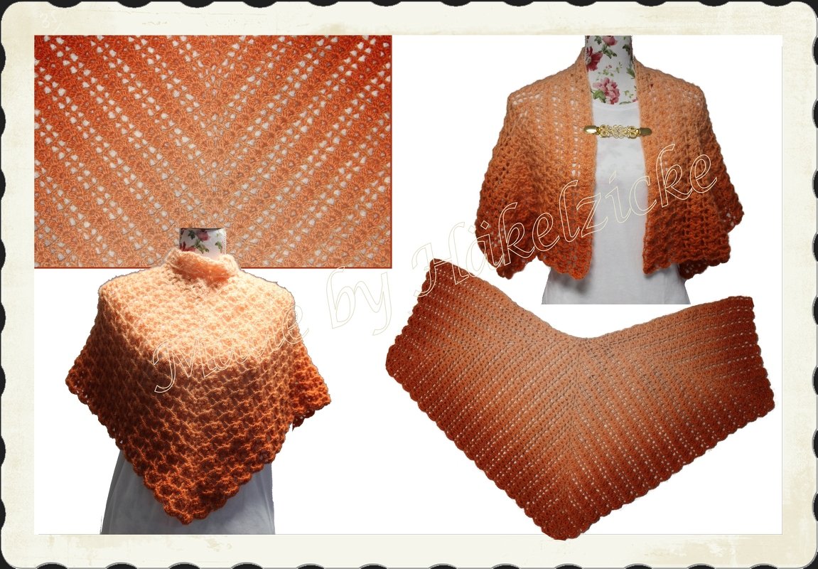 Wunderschönes Schultertuch "Little Conny"