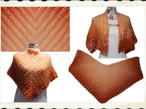 Wunderschönes Schultertuch "Little Conny"