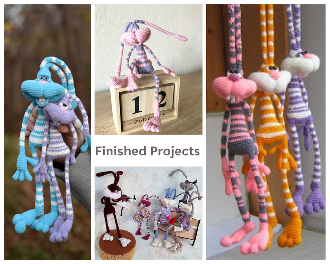 254DE Häkelanleitung Amigurumi Schickimicki-Hase Mini - PDF Pertseva CP