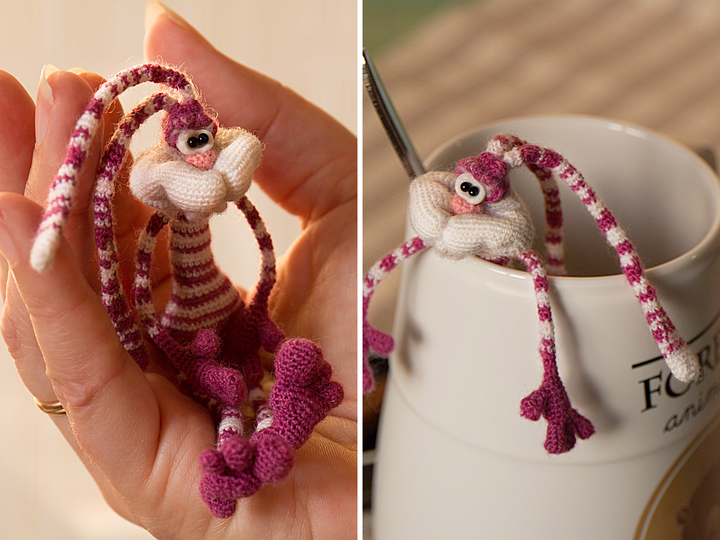 254DE Häkelanleitung Amigurumi Schickimicki-Hase Mini - PDF Pertseva CP